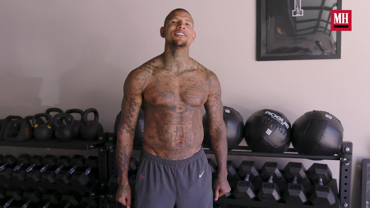 preview for Darren Waller | Train Like | Men's Health