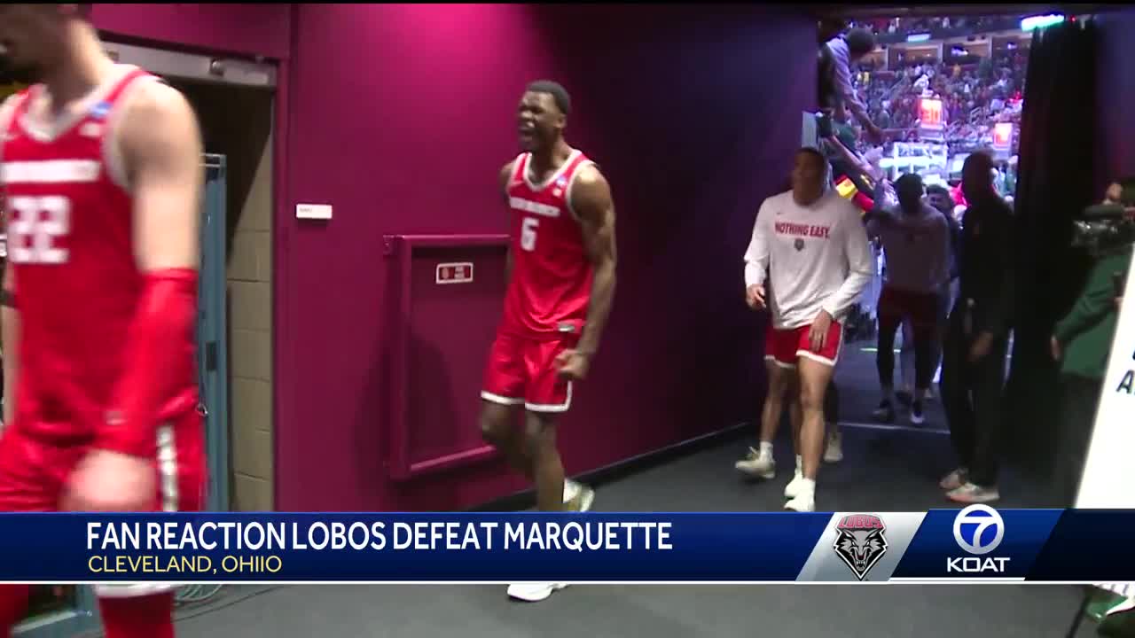 Lobos fans react to NCAA Tournament win over Marquette