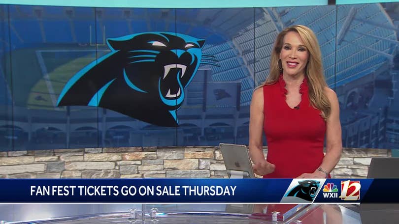 Tickets on sale Wednesday for annual Carolina Panthers 'Fan Fest'