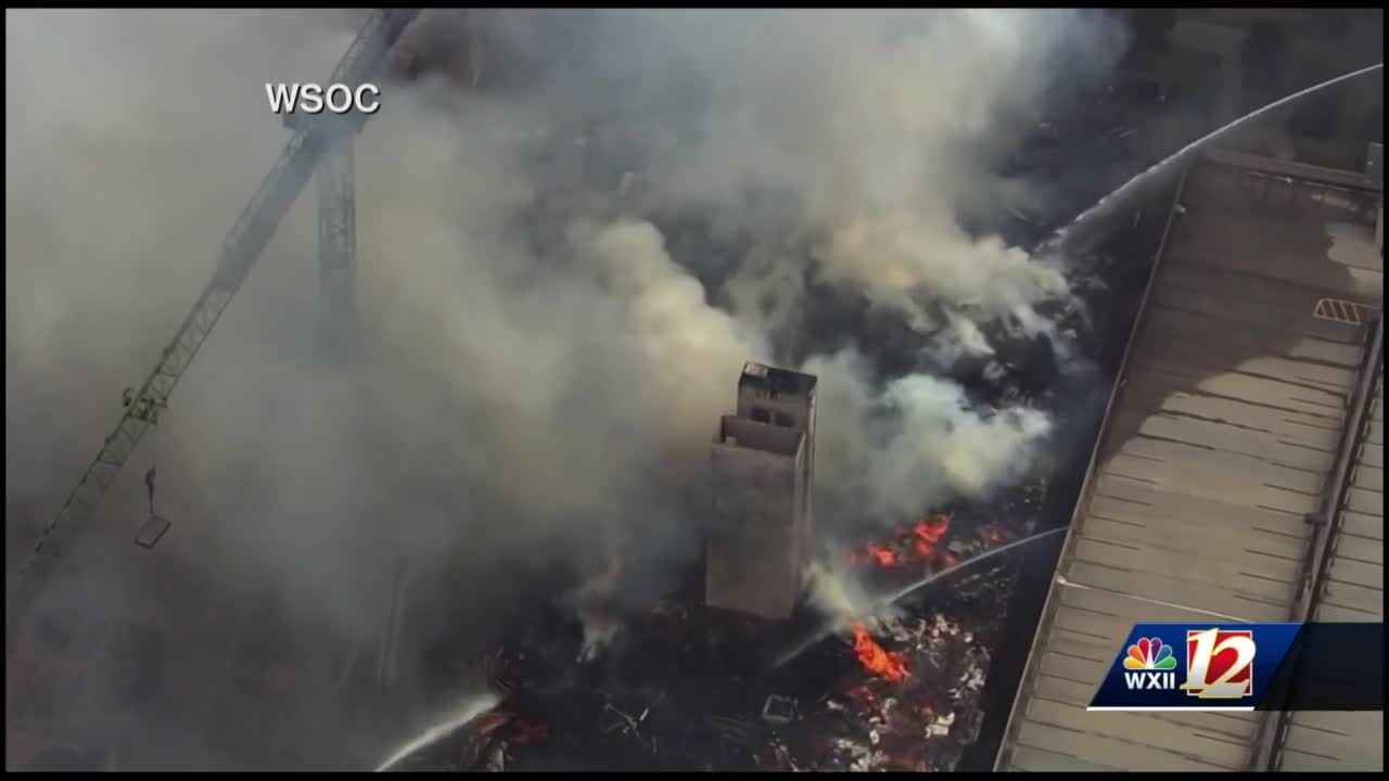 WATCH: Massive fire near SouthPark Mall