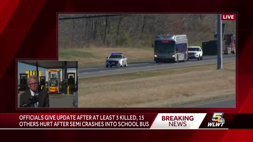At least 6 dead in eastern Ohio crash involving a bus carrying students