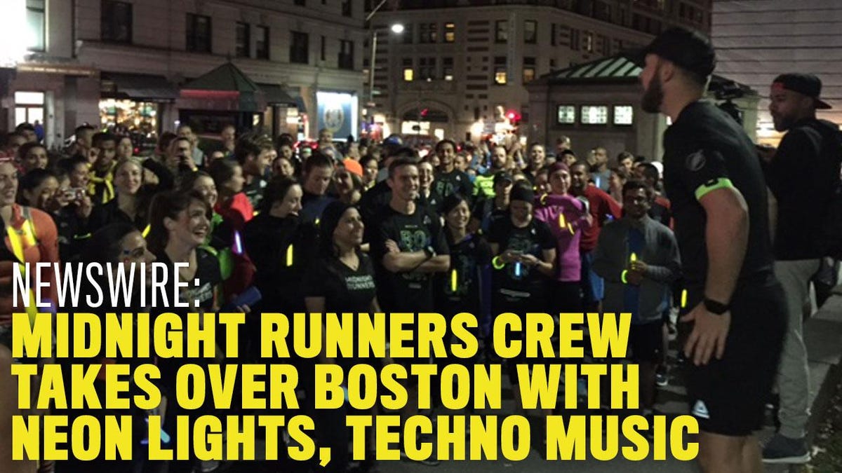 preview for Newswire: Midnight Runners Crew Takes Over Boston With Neon Lights, Techno Music