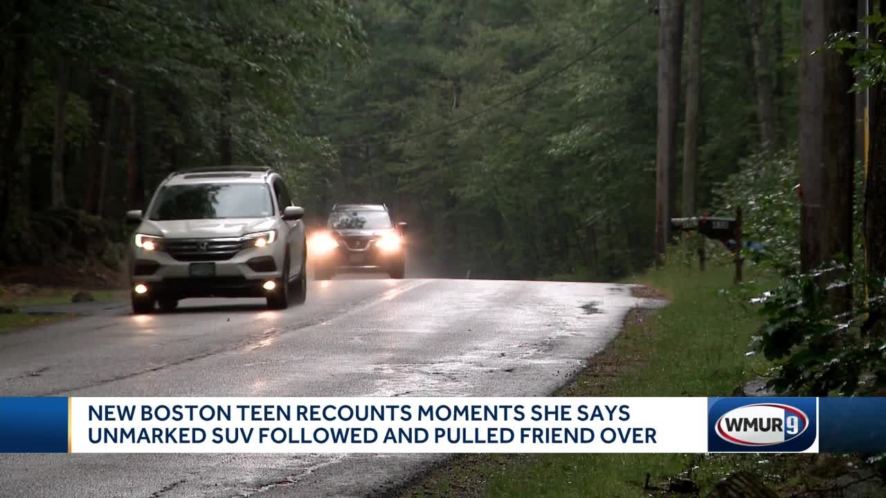 New Boston teen recounts the moments an unmarked SUV pulled friend over