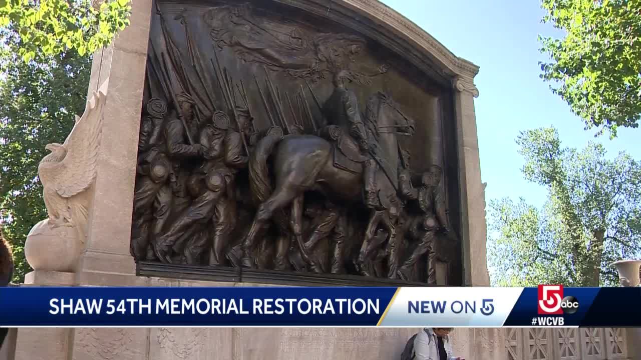 54th Massachusetts Regiment Statue Defaced