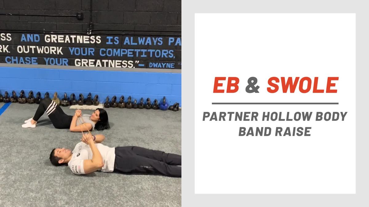 preview for Eb & Swole: Partner Hollow Body Band Raise