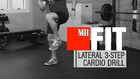 preview for Lateral 3-Step Cardio Drill