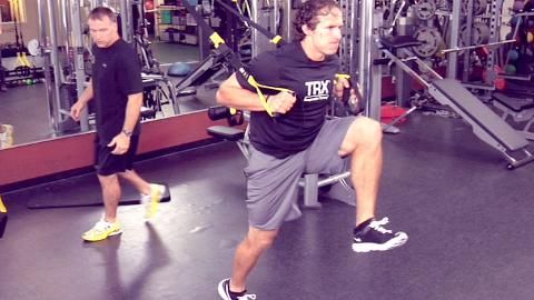 preview for Drew Brees Trains On TRX: Speed, Agility & Balance Circuit