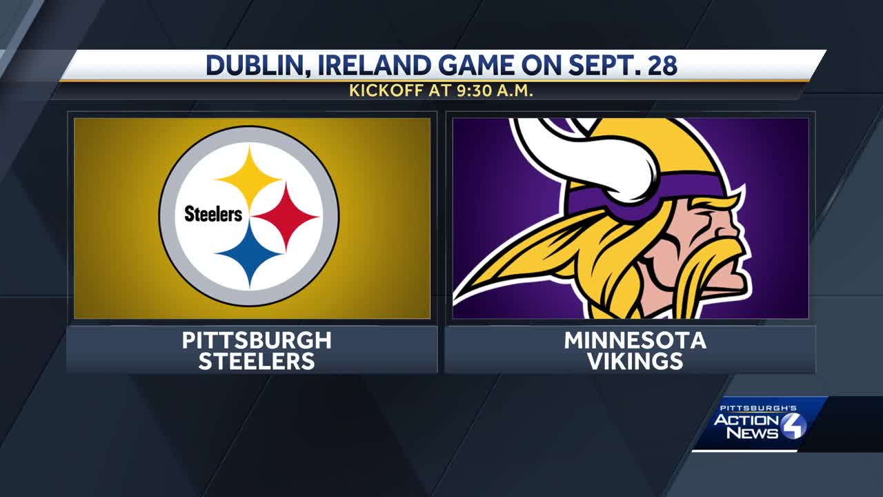 Steelers to play Vikings in Ireland for historic game