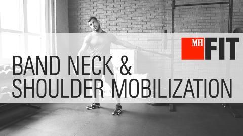 Band exercises for online neck pain