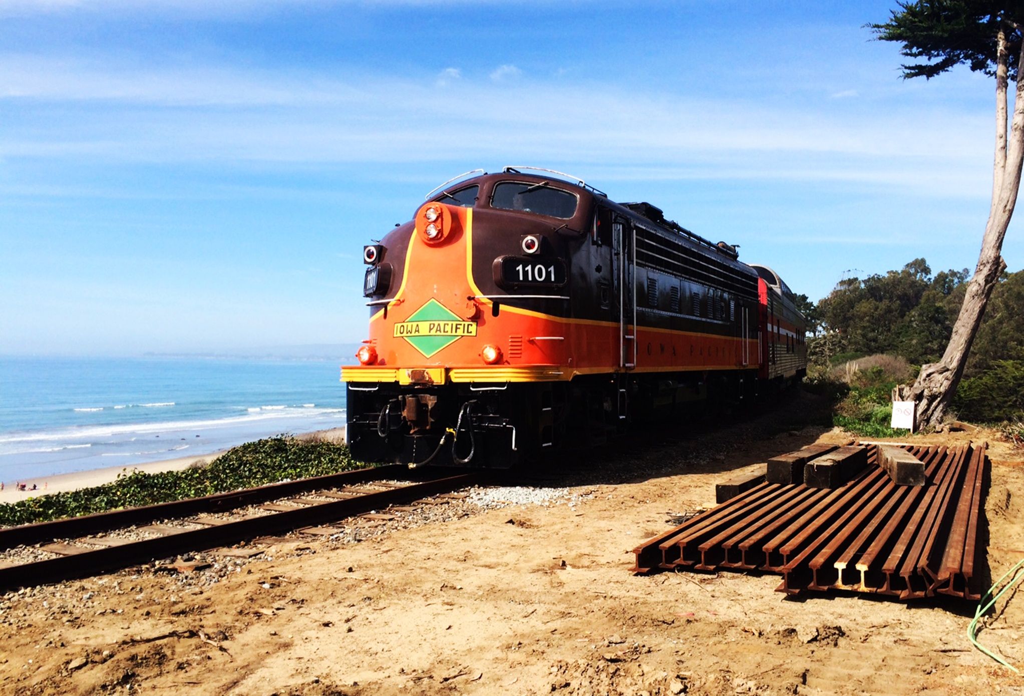 La Selva Beach train trestle construction completed