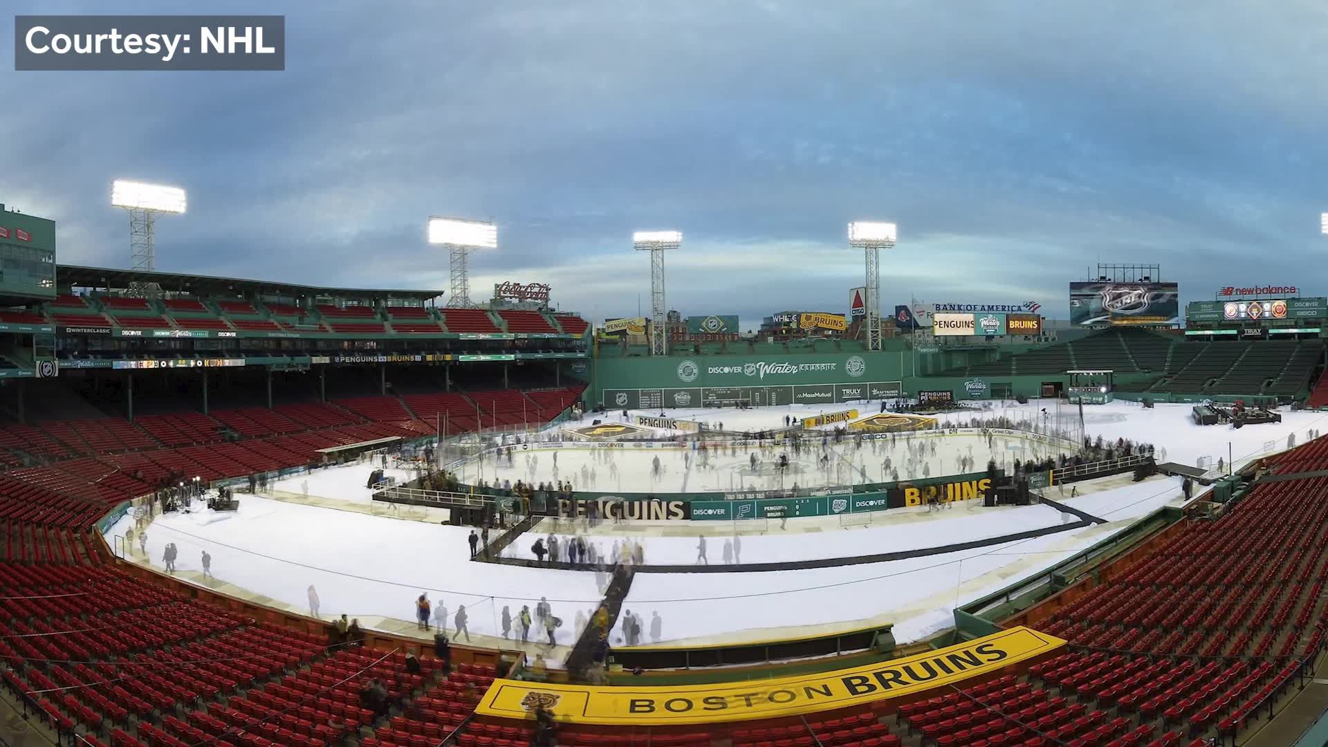 Puck drops at NHL's 14th annual Winter Classic at Fenway Park