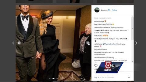 preview for Woman in viral photo with Beyonce, Jay-Z shares what happened