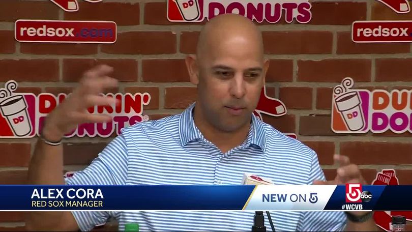 Here's what Alex Cora had to say about getting hit with a beer during the  Red Sox parade