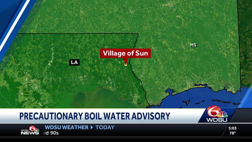 BOIL WATER ADVISORY, News