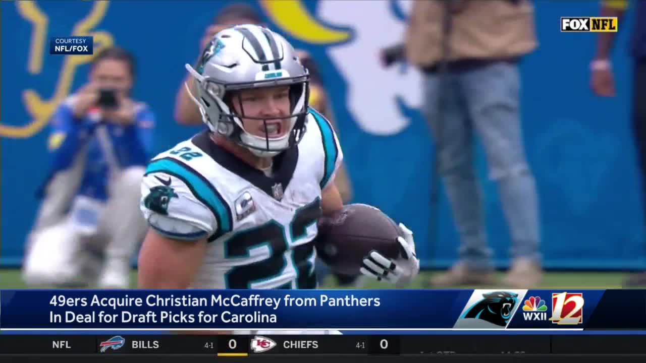 San Francisco 49ers: Christian McCaffrey 2022 Outdoor Player - Officia