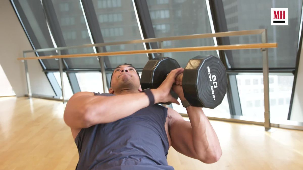 preview for This Incline Press Variation Increases Time Under Tension and Weight | Men’s Health Muscle