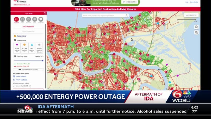 Cox Power Outage Map Cox Offering Credits To Residential Customers As Outages Continue In New Orleans Area