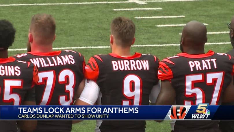 Social media still buzzing about Browns-Bengals national anthem