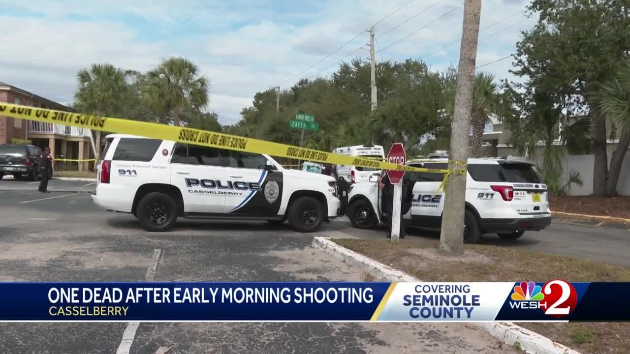 Police: 1 person shot, killed in Seminole County