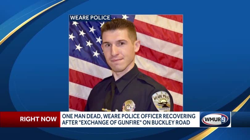 Cincinnati police honor Boston-area officer who was shot wearing Reds jersey