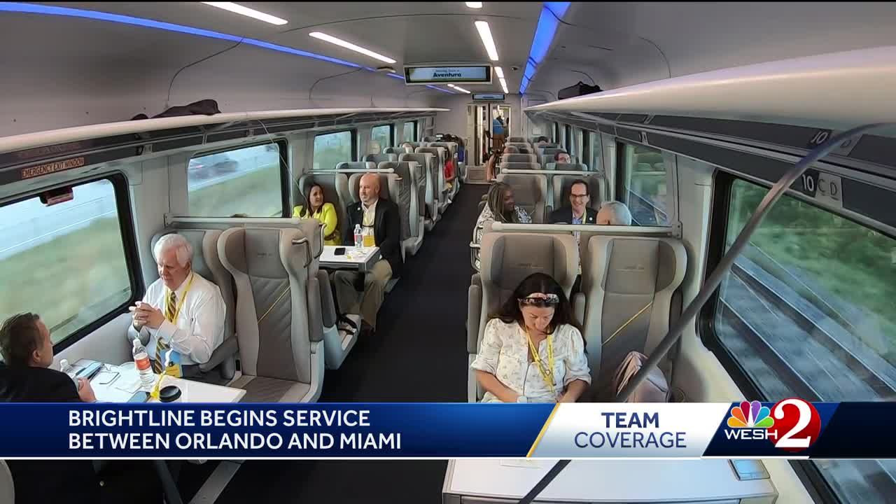 Brightline service from Miami to Orlando Train tickets schedule