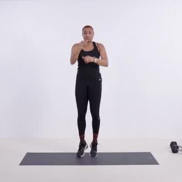 20-minute no-equipment upper-body strength workout with Michelle Griffith-Robinson