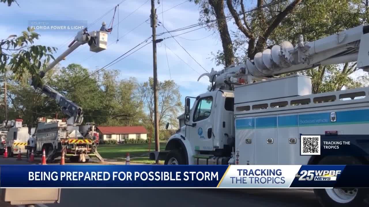 Utility companies, water management districts prepare for possible storm