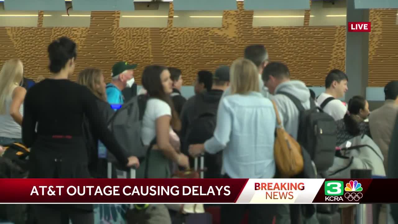 Major flight delays at SMF airport in California due to internet outages