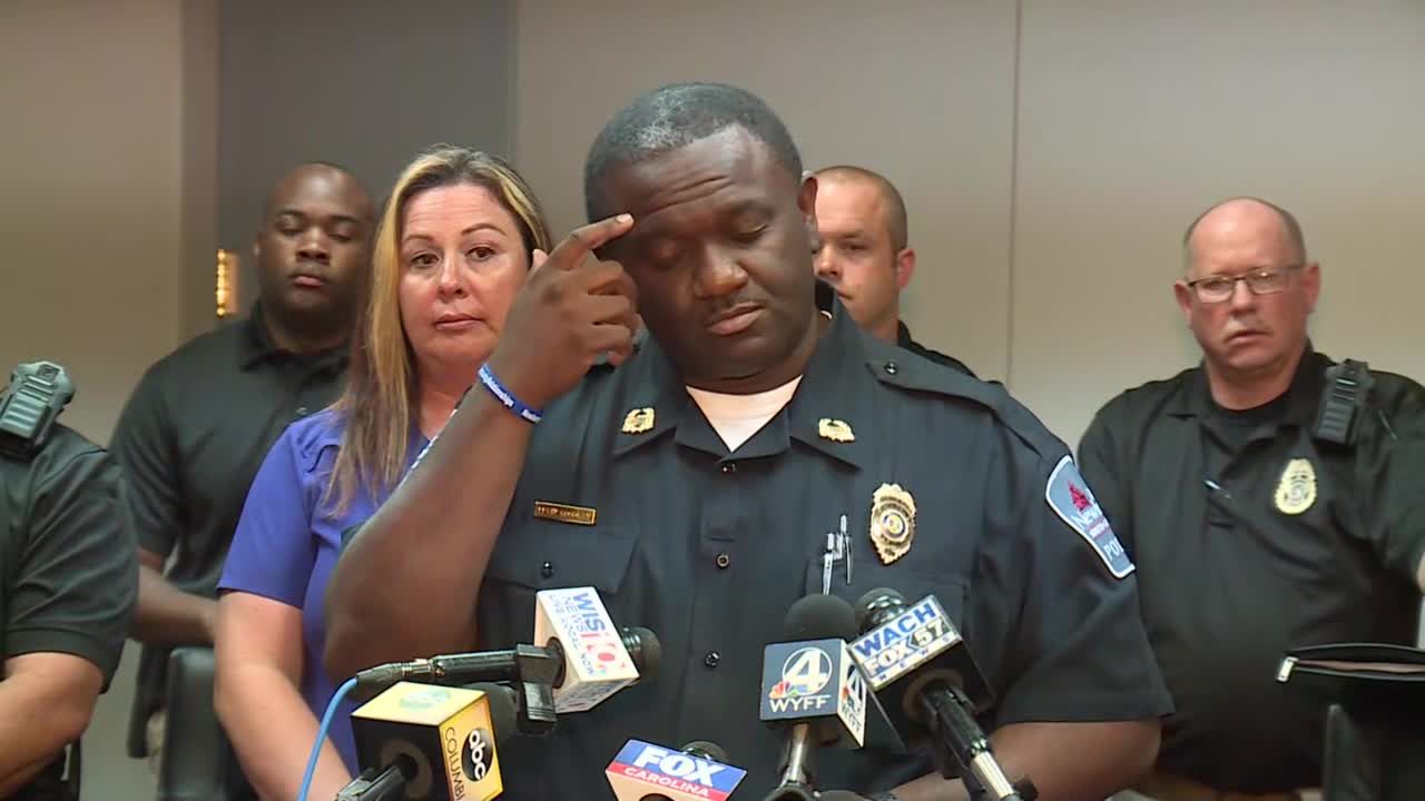 Newberry police chief gets emotional with message to teens after 4 are shot