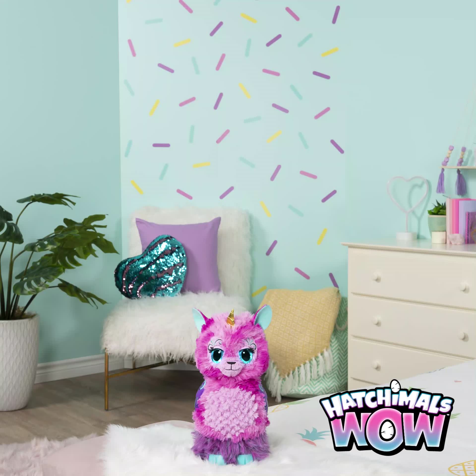 The New Re-Hatchable Hatchimal Is A Lalacorn, & Stands Nearly 3-Feet Tall