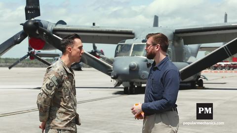 preview for Ask a Pilot: What It's Like to Fly a V-22 Osprey