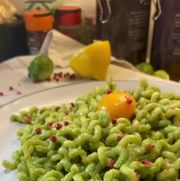 brussel sprout pesto pasta recipe