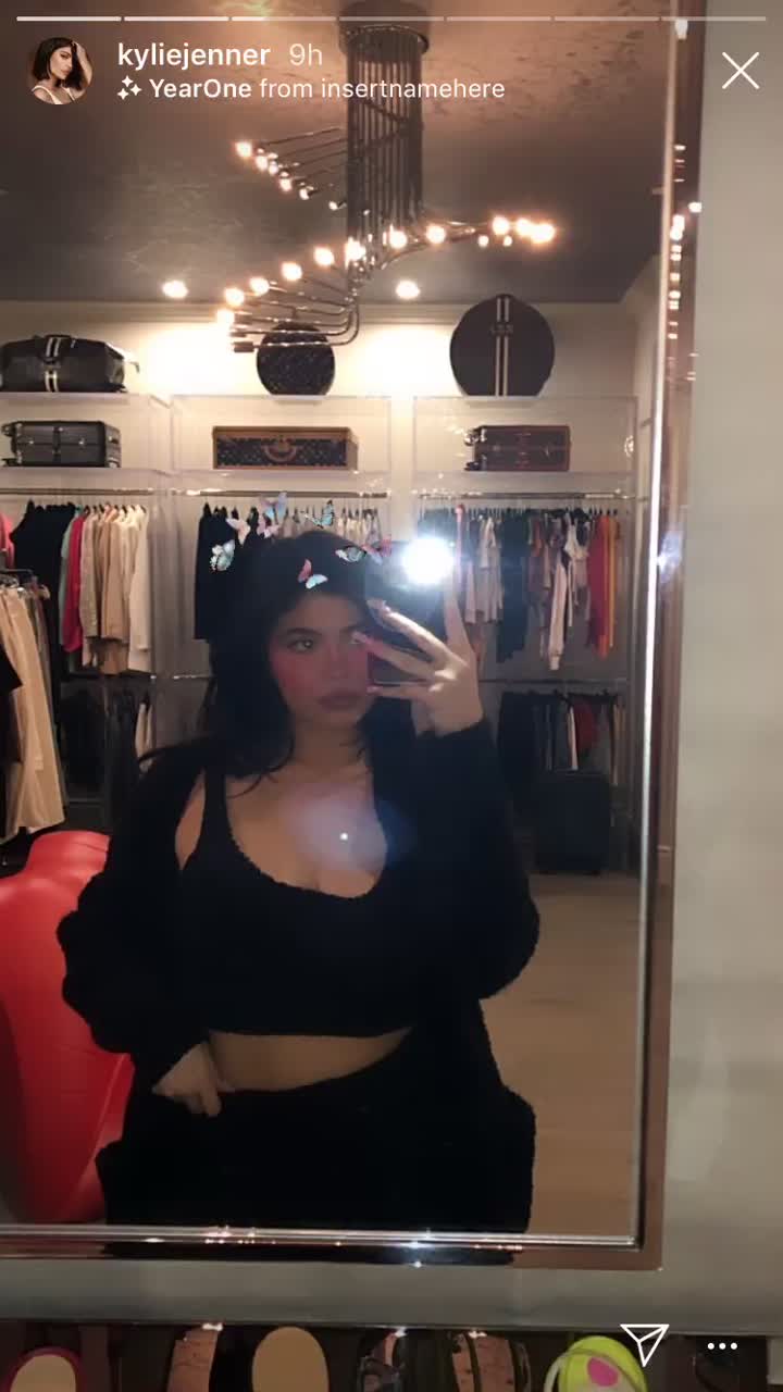 Kylie Jenner Shows Off Her Newly Sparse Walk-In Wardrobe And We