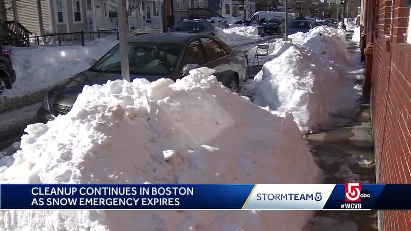 What You Used as Space Savers after Boston's Blizzard of 2022