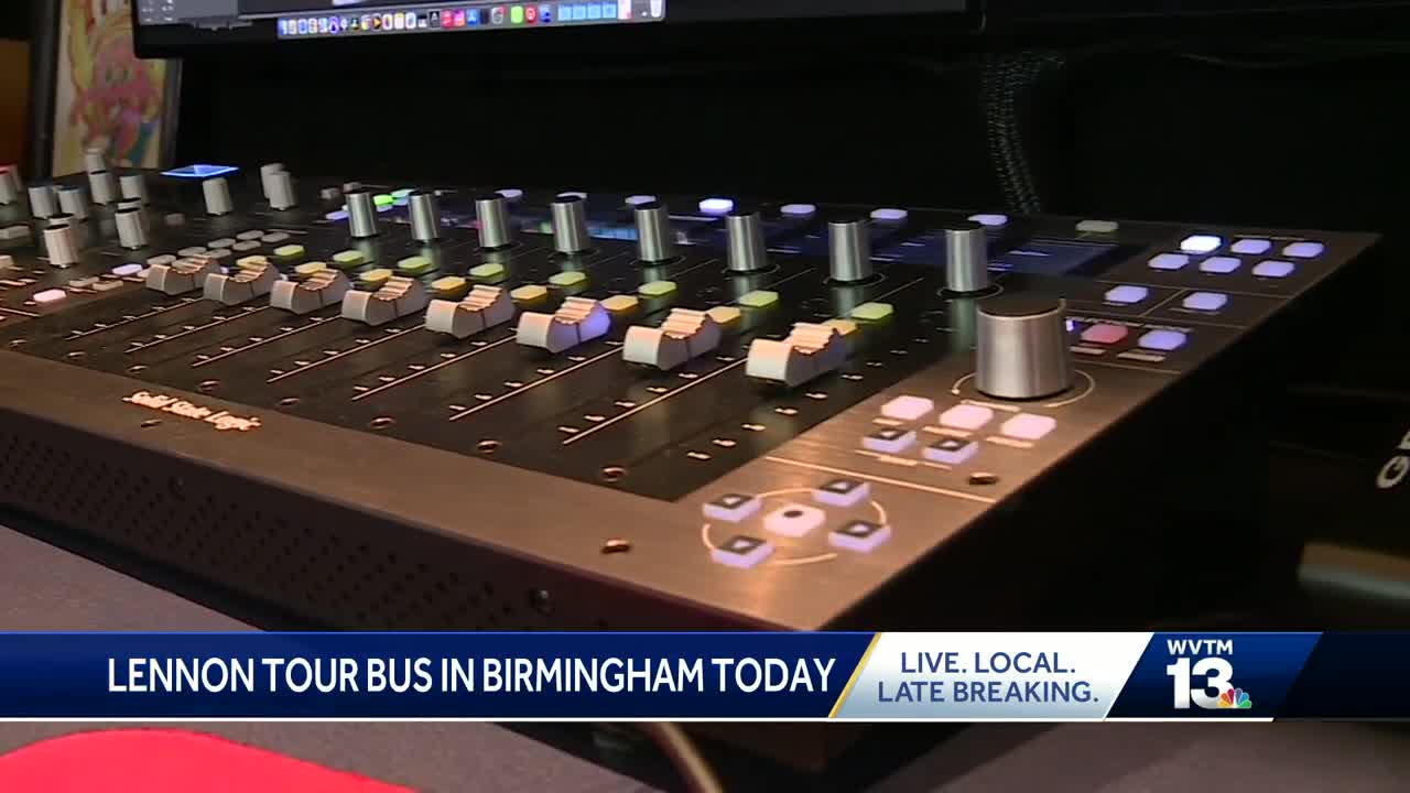 'The bus is meant to give them hope': John Lennon Educational Tour bus visits Birmingham