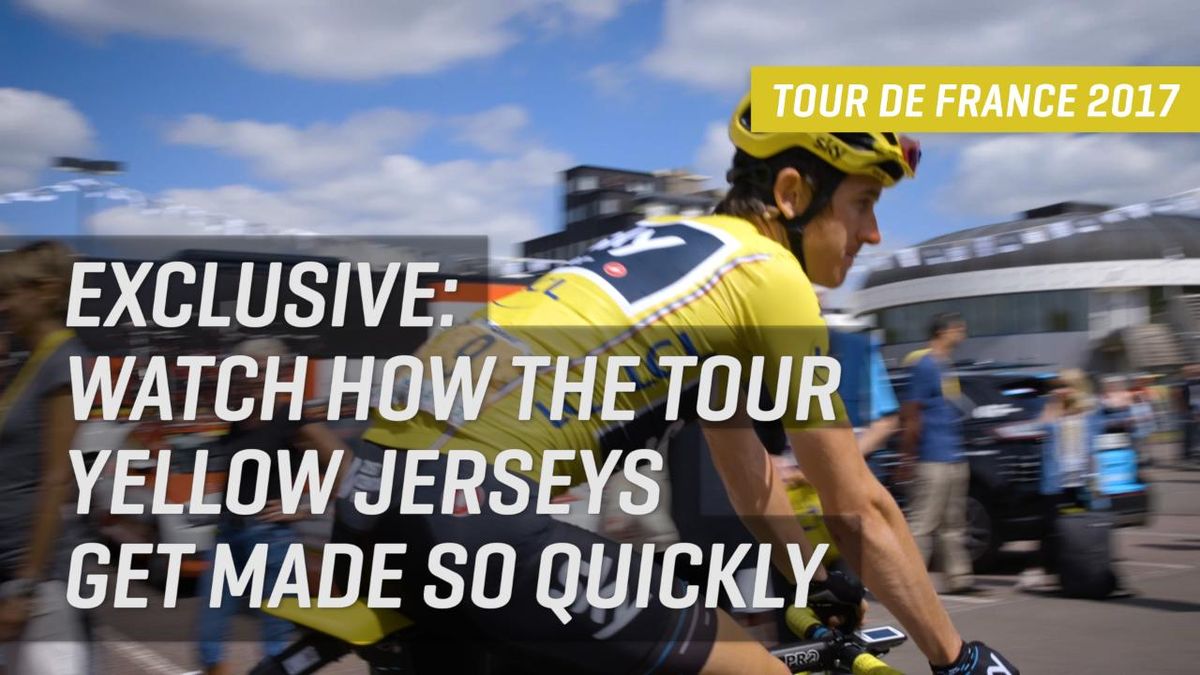 preview for Exclusive: Watch How the Tour Yellow Jerseys Get Made So Quickly