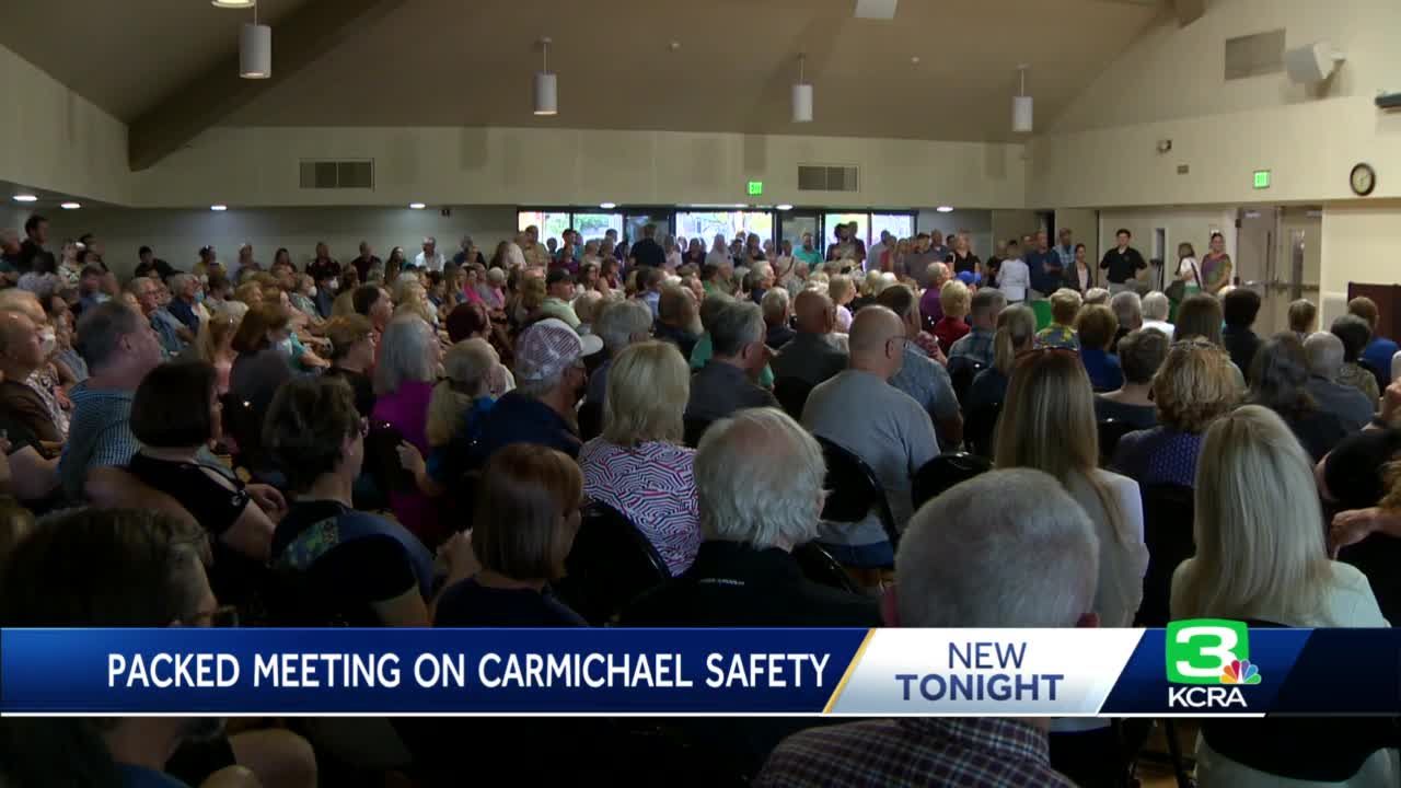 'We hit a tipping point': Community packs Carmichael public safety meeting, pleads for action