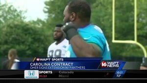 Michael Oher signs three-year extension with Panthers