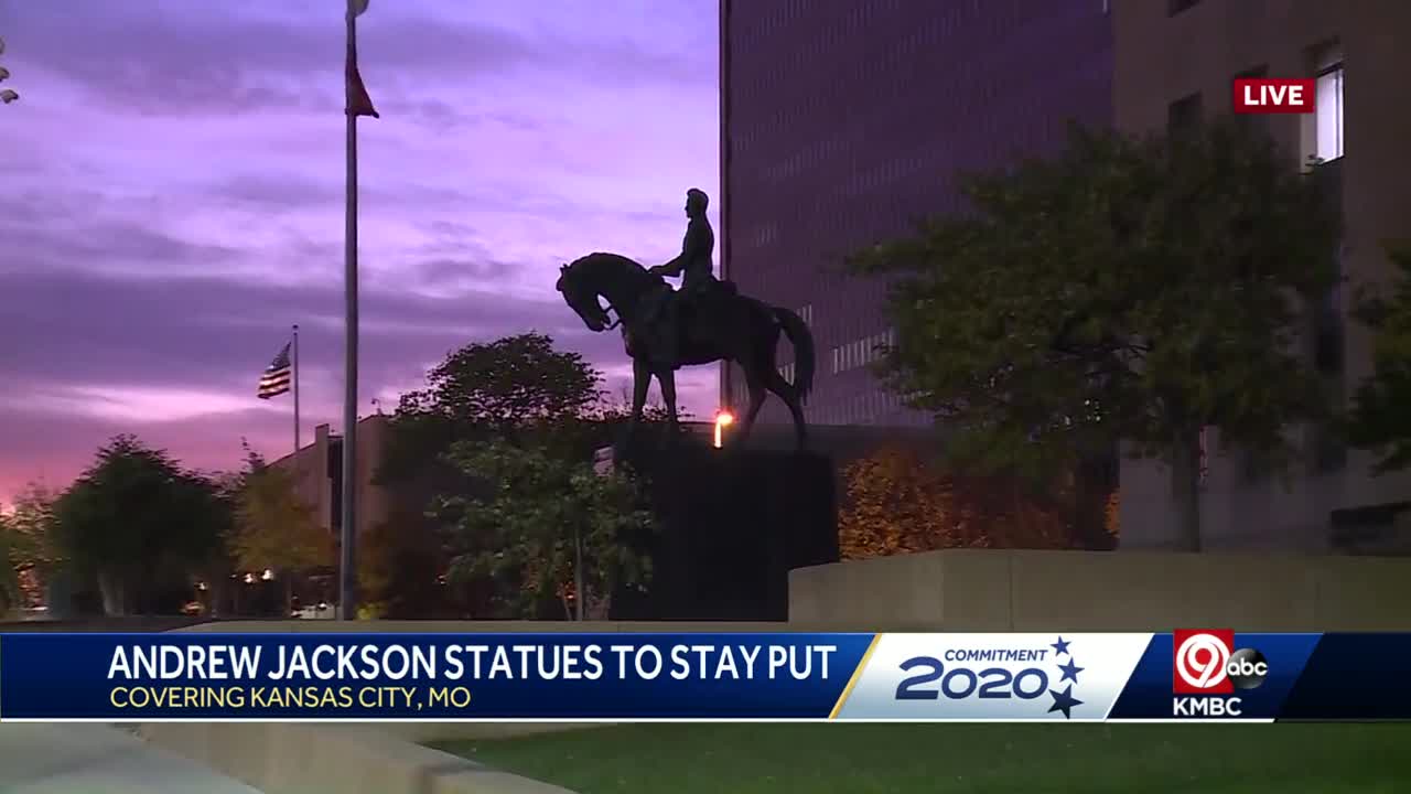 Public Push Grows To Take Down Two Statues Of Andrew Jackson In Kansas City,  Missouri, And Independence