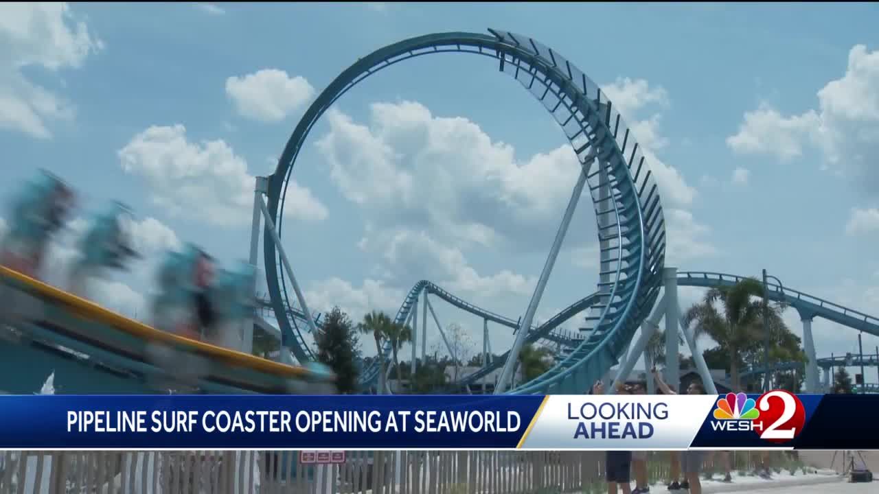 Pipeline surf coaster to soon open at SeaWorld