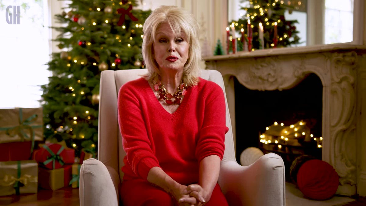 Joanna Lumley, how to have an Ab Fab Christmas