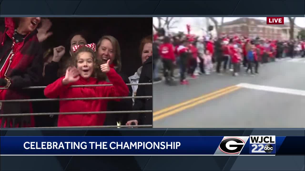 Matthew Stafford keeps the Georgia football celebration going