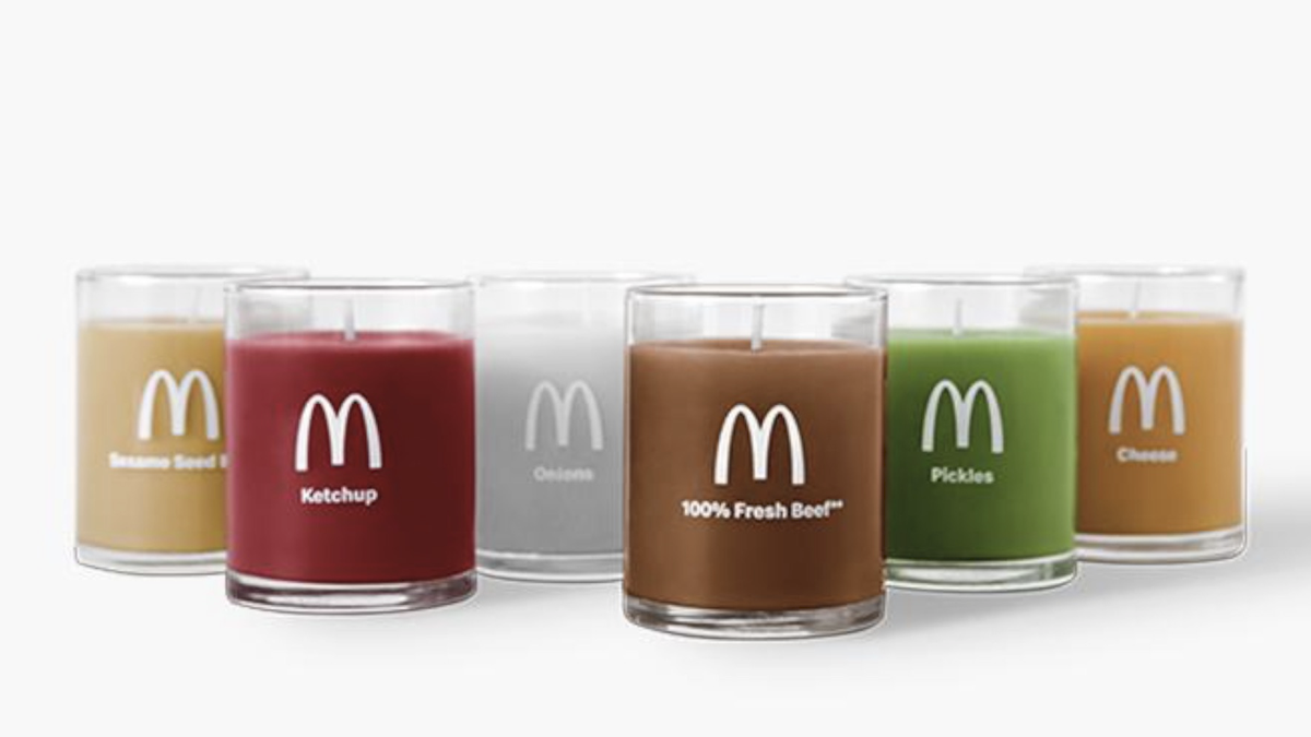 preview for McDonald’s Debuts Quarter Pounder-Scented Candle Pack!
