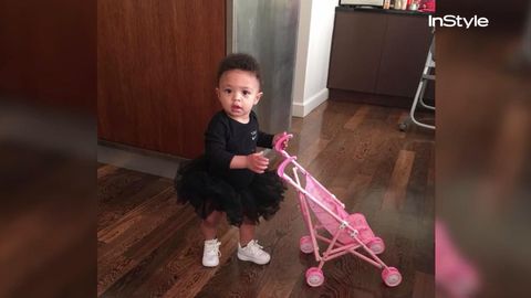 preview for Just a Quick Pic of Serena Williams's Daughter Dressed in a Nike Tutu Like Momma