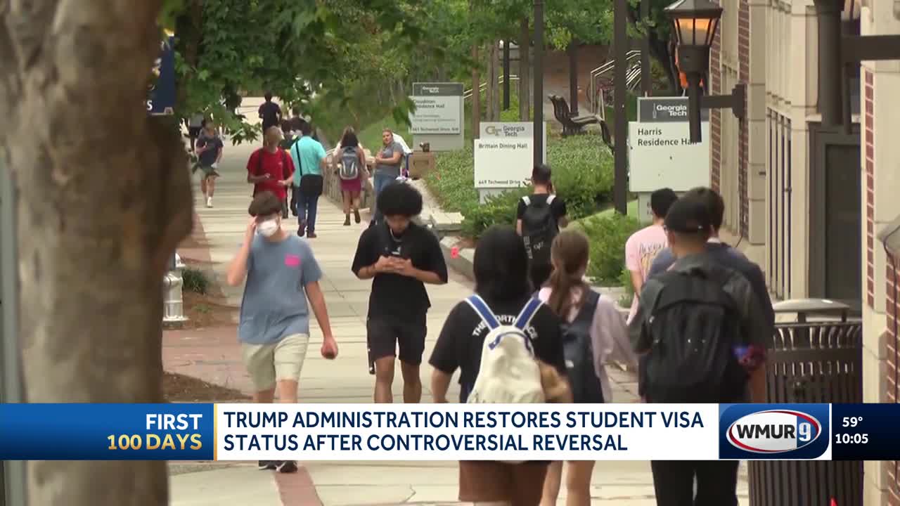 Visa status of international students, including at Dartmouth, being restored, officials say