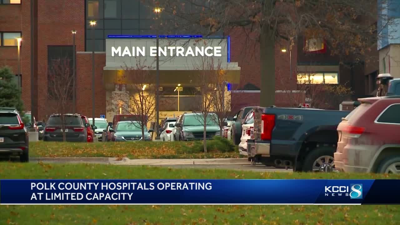 Polk County hospitals are operating at limited capacity