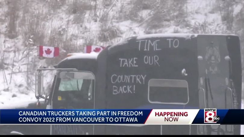 Canadian truckers receive support from Maine