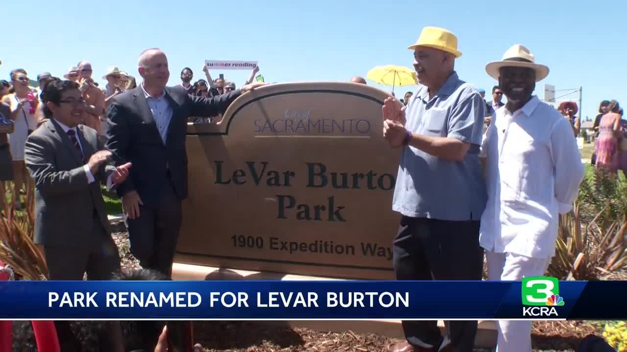 LeVar Burton celebrates 2 year anniversary of Sacramento park