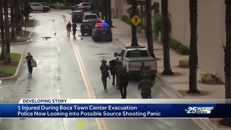 Boca Raton police investigating shooting at Town Center Mall