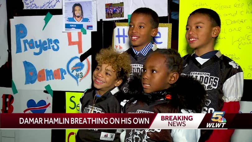 Damar Hamlin: NFL player breathing unaided and talking after